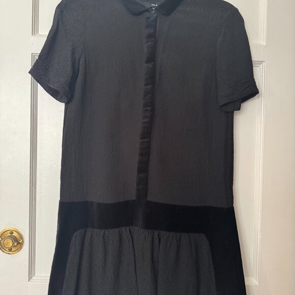 The Kooples Velvet Collared Mini Dress - Picture 4 of 5